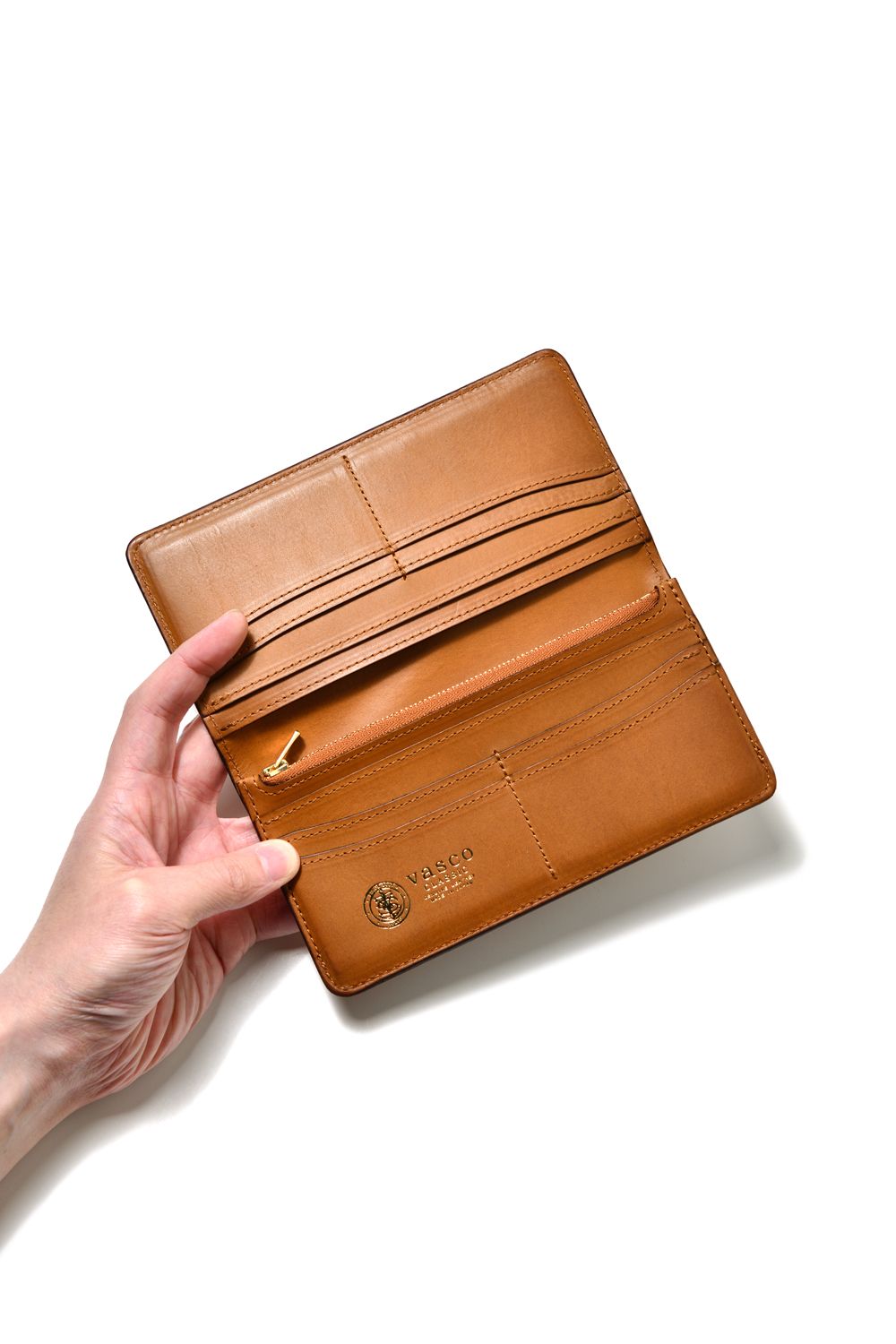 レザーボヤージュロングウォレット [キャメル] / LEATHER VOYAGE LONG WALLET [MEAL]