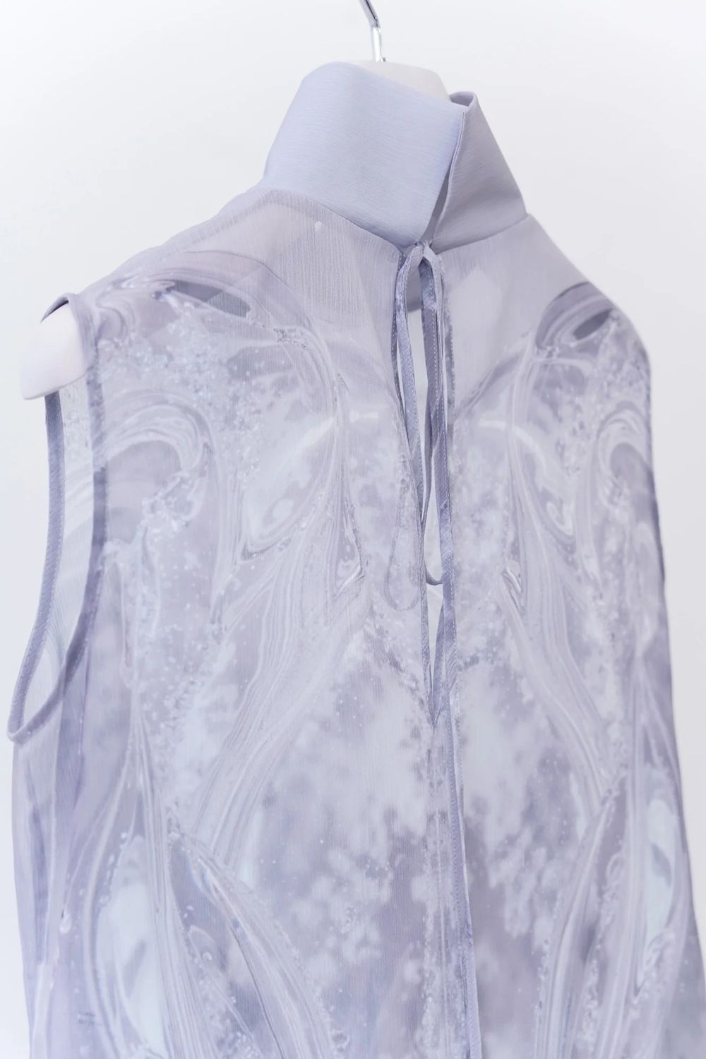 【26SS / 予約受付中】Phenomenal Sheer Blouse [fog grey] - フェノメナルシアーブラウス [フォググレー] / SS26SH05