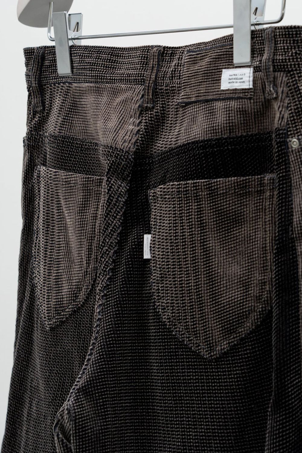 【25AW】Mirage Bleach Corduroy Pants [black]  - ミラージュブリーチコーデュロイパンツ [ブラック] / FW25BT08
