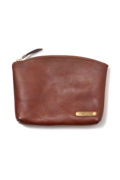 【ラスト1点】LEATHER TRAVEL PORCH [CAMEL] | トラベルポーチ / キャメル