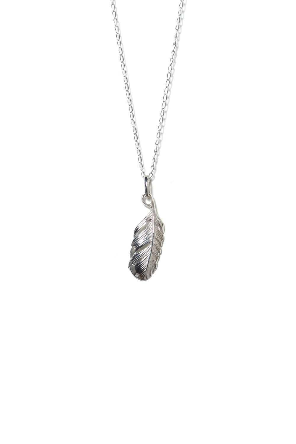 【ラスト1点】EX TINY FEATHER PENDANT RP / エクストラタイニーフェザーペンダント [ロジウム]