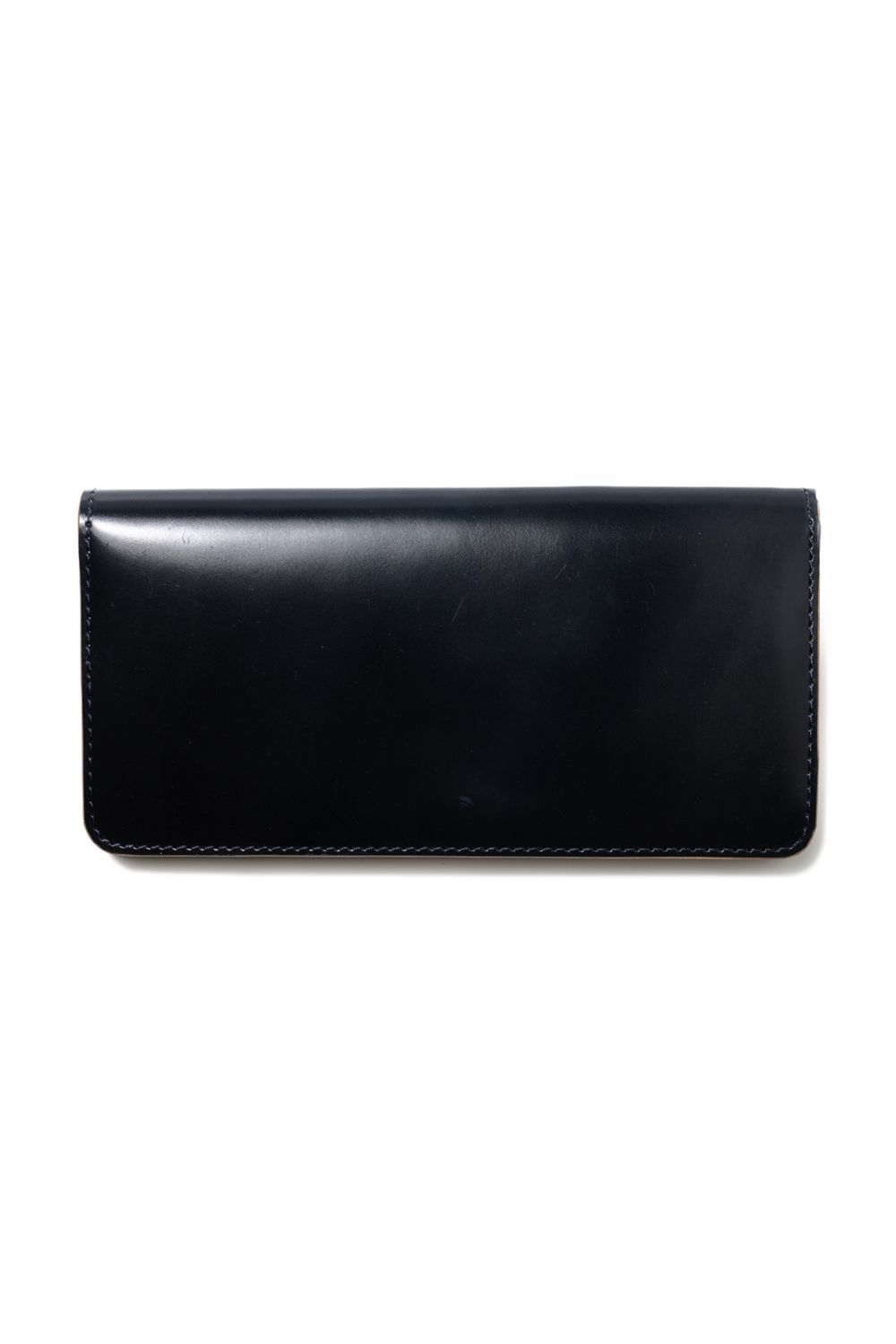【25SS予約商品】シェルコードバンロングウォレット [ネイビー] / LEATHER GARRISON LONG WALLET [NAVY]