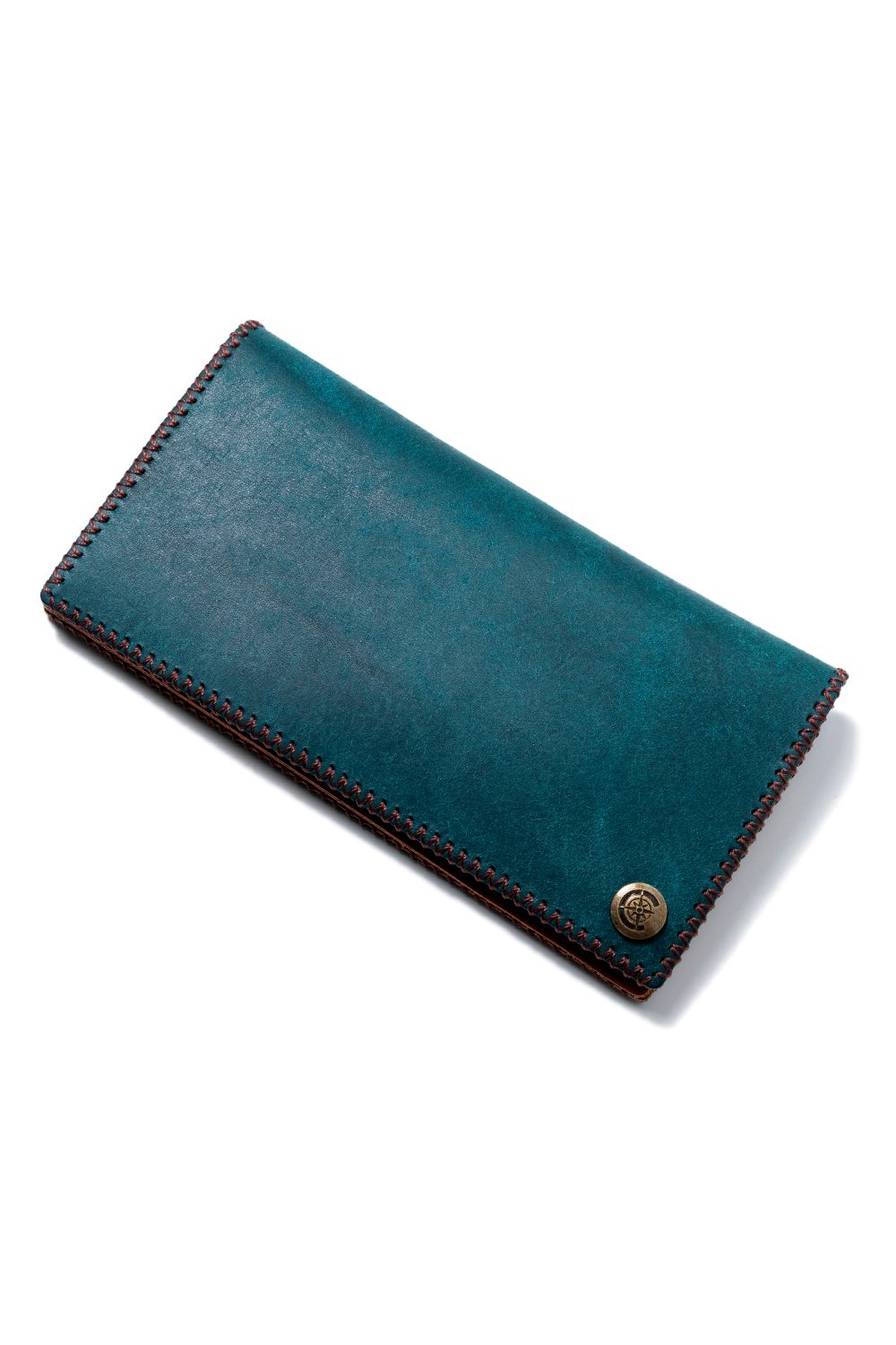 【1点のみ / 限定カラー】長財布 (コインあり) [ブルー × キャメル] / Long Wallet II [BLUE × CAMEL]