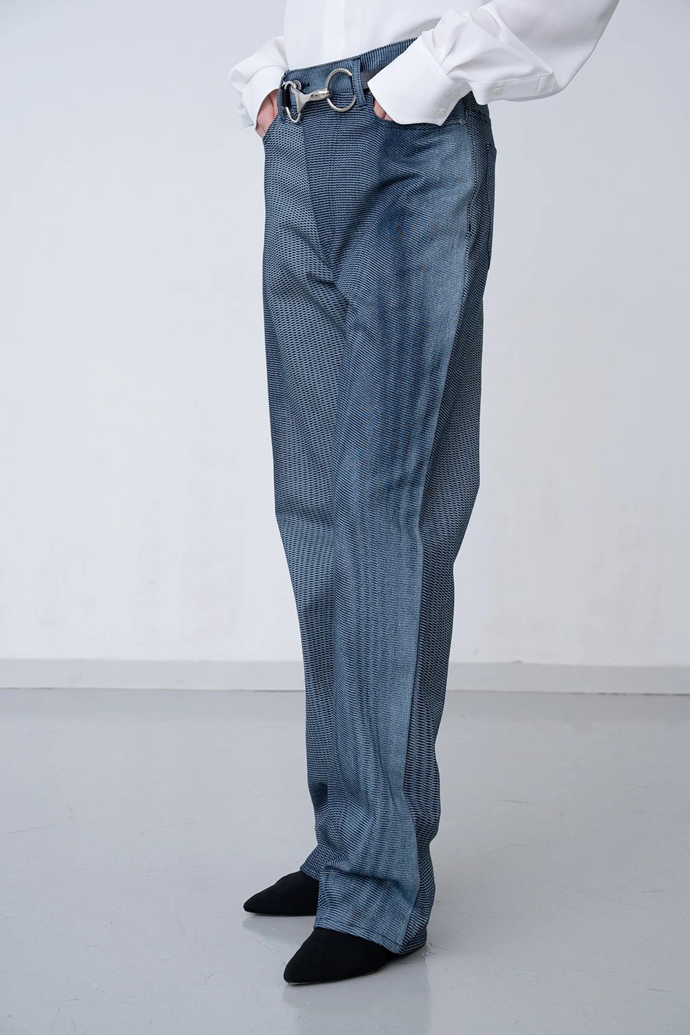 【26AW / 予約受付中】Mirage Denim - straight [navy]  - ミラージュデニム - ストレート [ネイビー] / FW26BT04