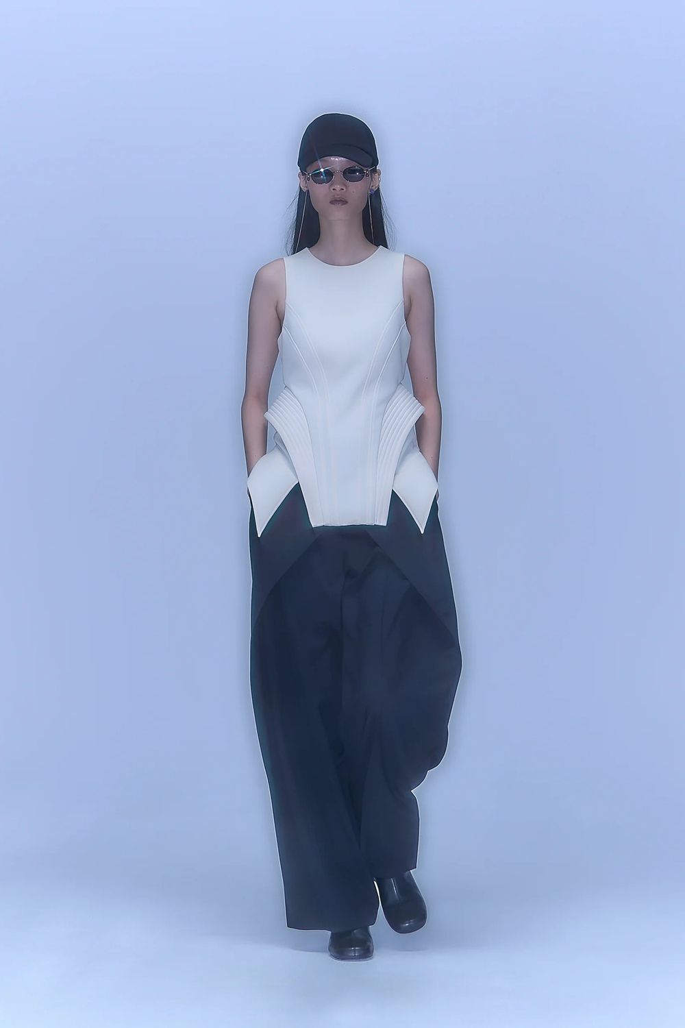 【26SS / 予約受付中】Dia Tailored Trousers [black] - ディアテーラードトラウザーズ [ブラック] / SS24BT01