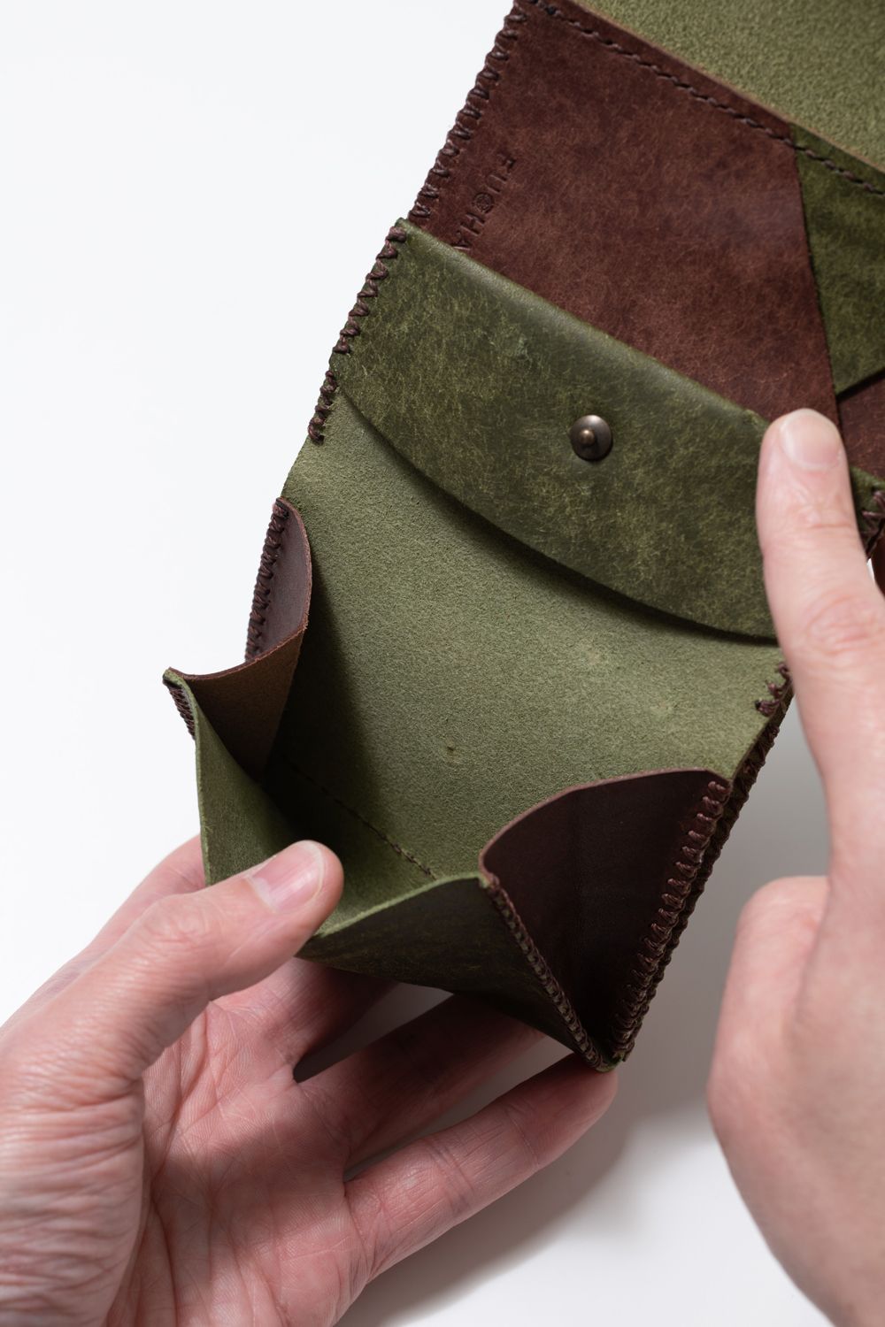 二つ折り財布 [オリーブ] / Short Wallet [OLIVE]