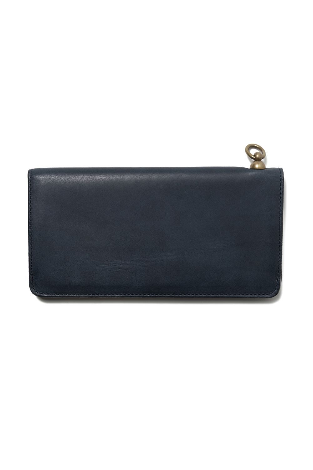【25SS予約受付中｜12/17まで】LEATHER VOYAGE LONG WALLET [MARINE] | ロングウォレット / ネイビー