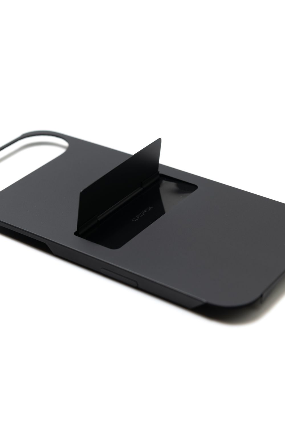 【iPhone AIR対応】FLAP series / BLACK MATTE [ブラックマット] / スタンド付きiPhone AIRケース