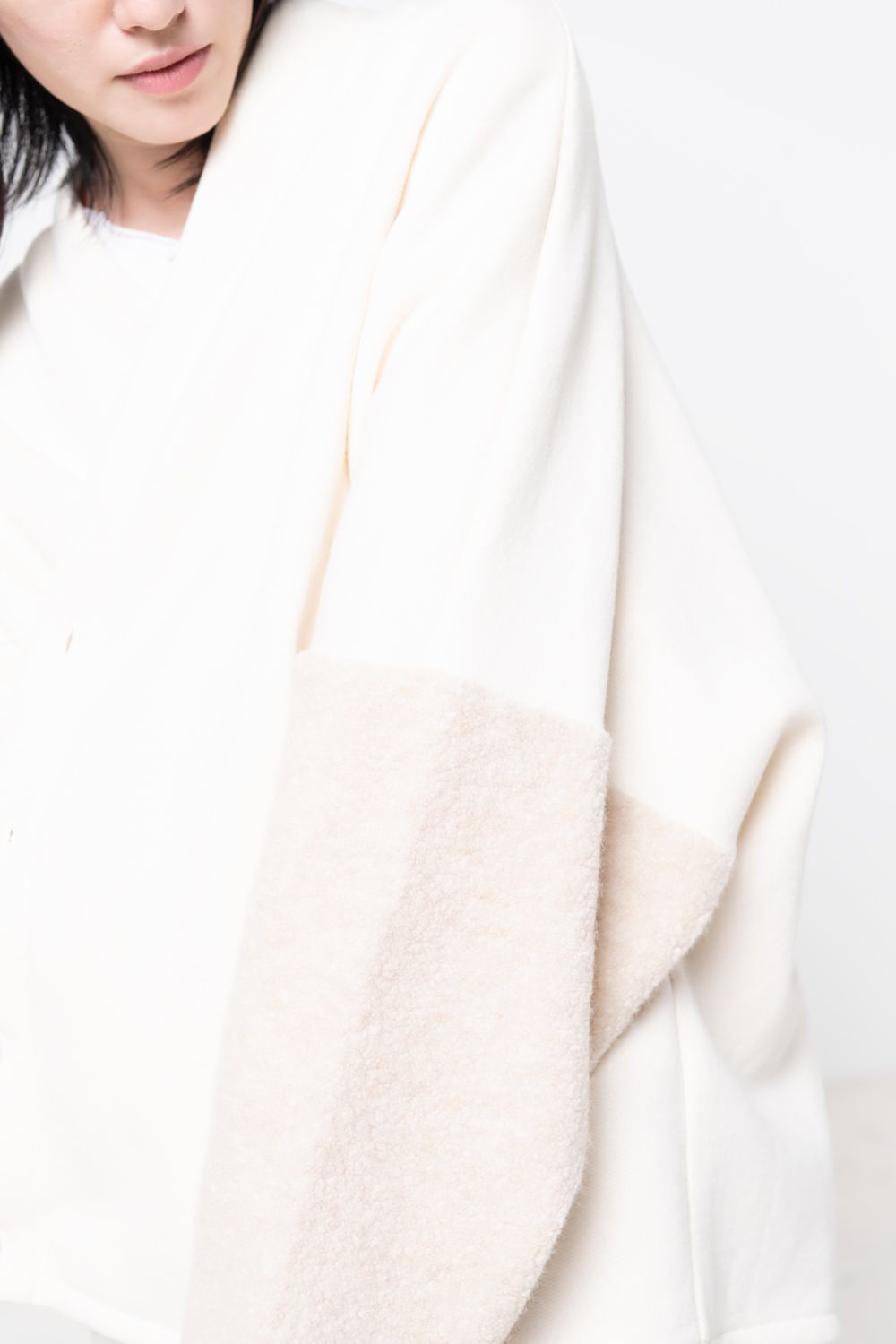 【23AW】boa sweat cardigan [OFF WHITE] - ボアスウェットカーディガン [オフホワイト] / vu-a23-t07