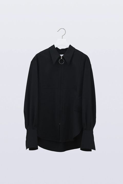 【26AW / 予約受付中】O Blouse [black] - オーブラウス [ブラック] / FW26SH02