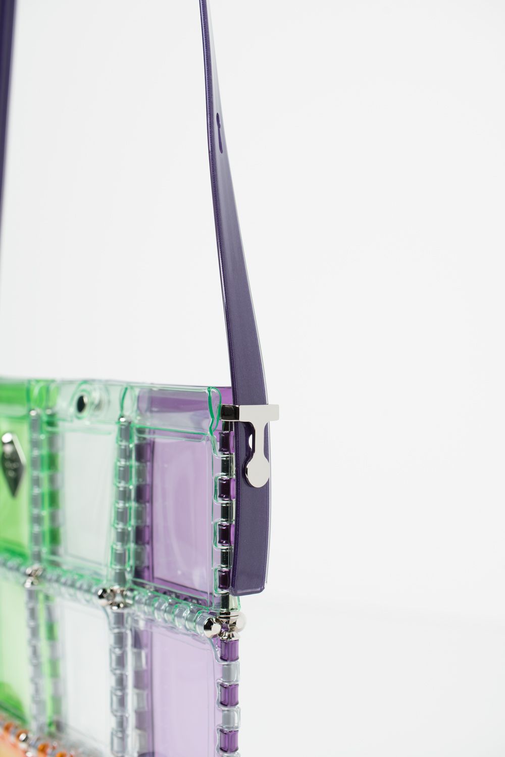 LINE MADRAS CHECK [Purple Mix] / ラインマドラスチェック [パープルミックス]