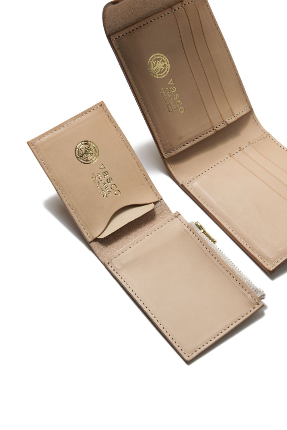 【25SS予約受付中｜12/17まで】レザーネイバルミドルウォレット [ベージュ] / LEATHER NAVAL MIDDLE WALLET [SAND]