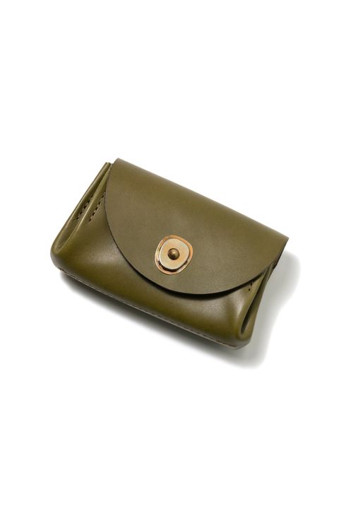 LEATHER GARSON POCKET WALLET [VERDE] TypeB | ギャルソンポケットウォレット / オリーブ