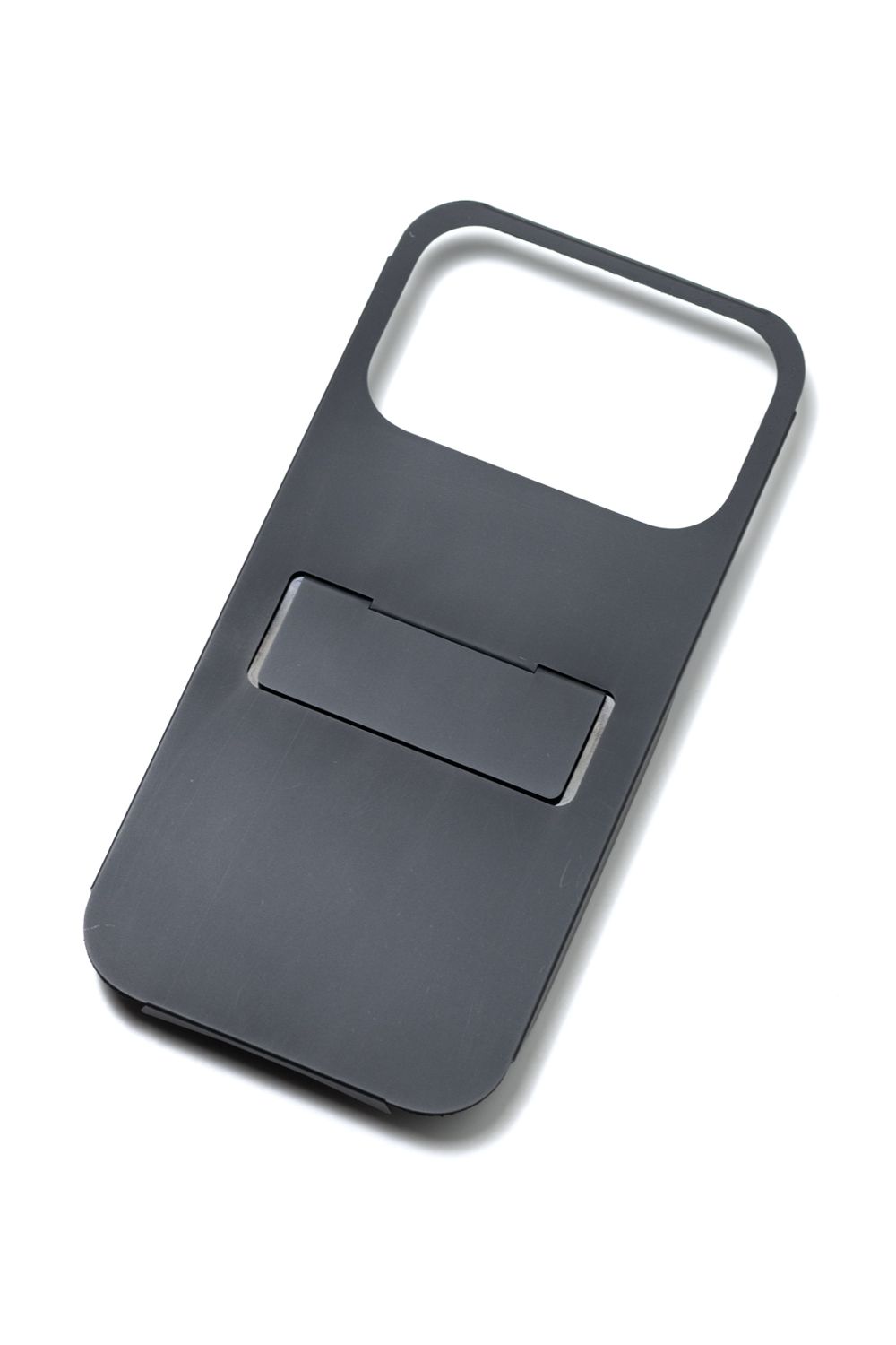 【iPhone17Pro対応】FLAP series / BLACK MATTE [ブラックマット] / スタンド付きiPhone17Proケース