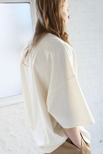 basic t-shirt [OFF WHITE] - ベーシックTシャツ [オフホワイト] / vu-ctu-001