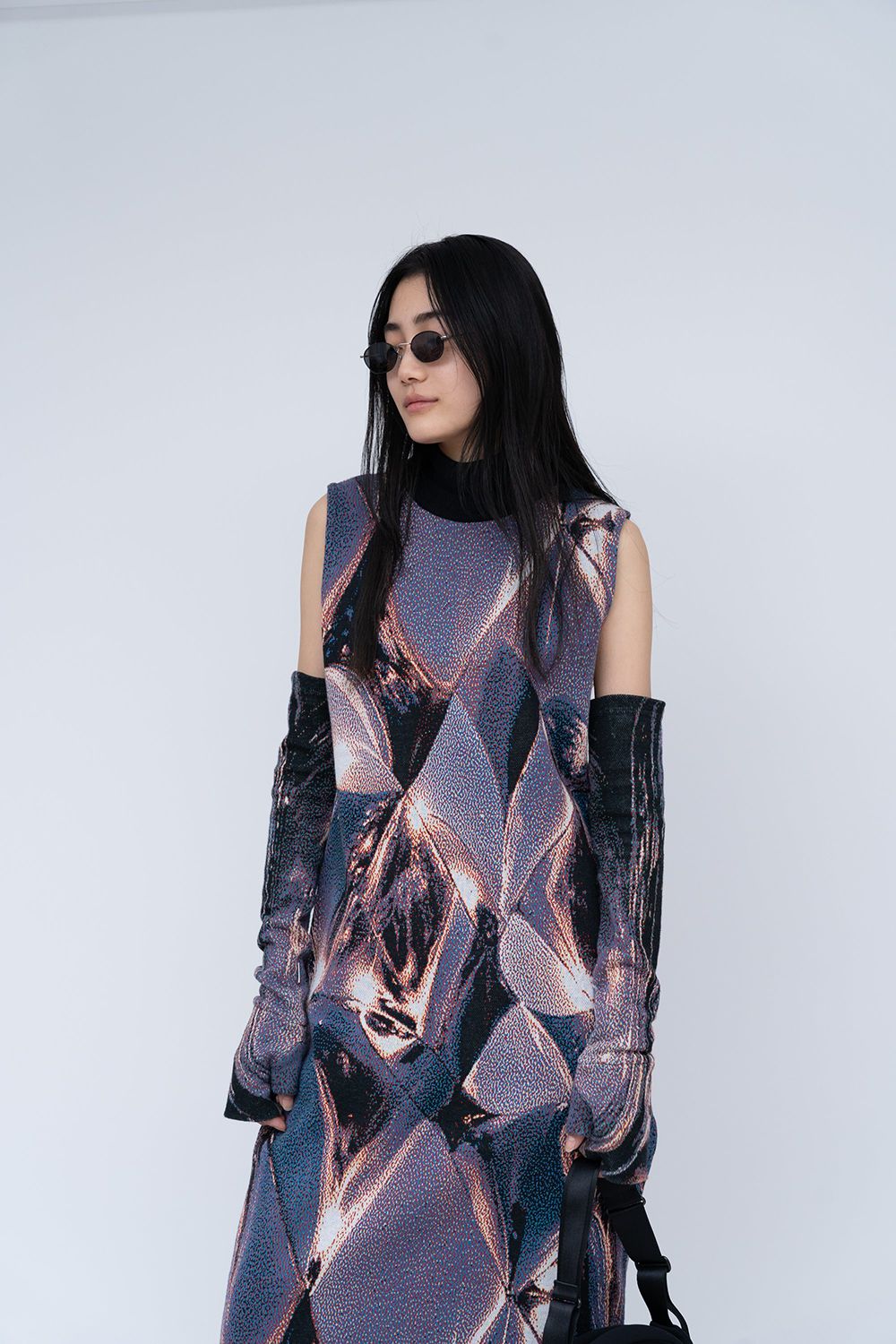 【ラスト1点 / 25AW】Time Lapse Knit Robe [night] - タイムラプスニットローブ [ナイト] / FW25KN02