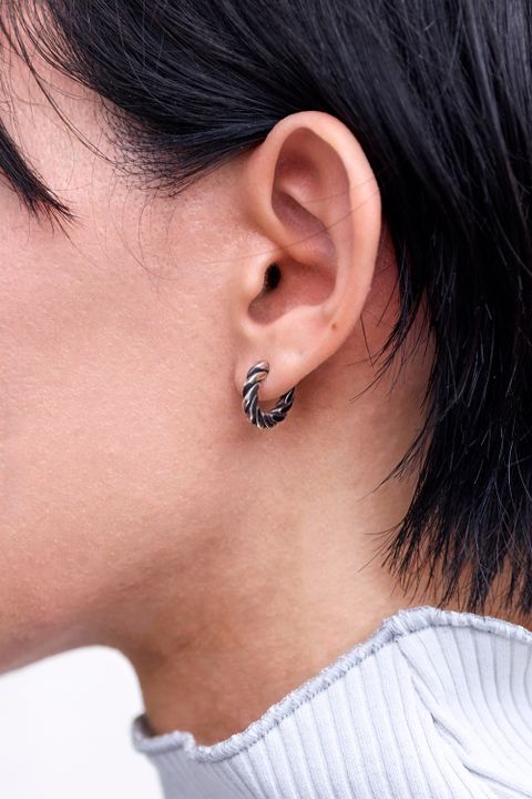 【お取り寄せ可能】press earcuff M (SV) / プレスイヤーカフM [HRA042CFM]