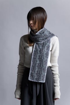 【24AW】CHILI PEPPER レーススカーフ [Gray]