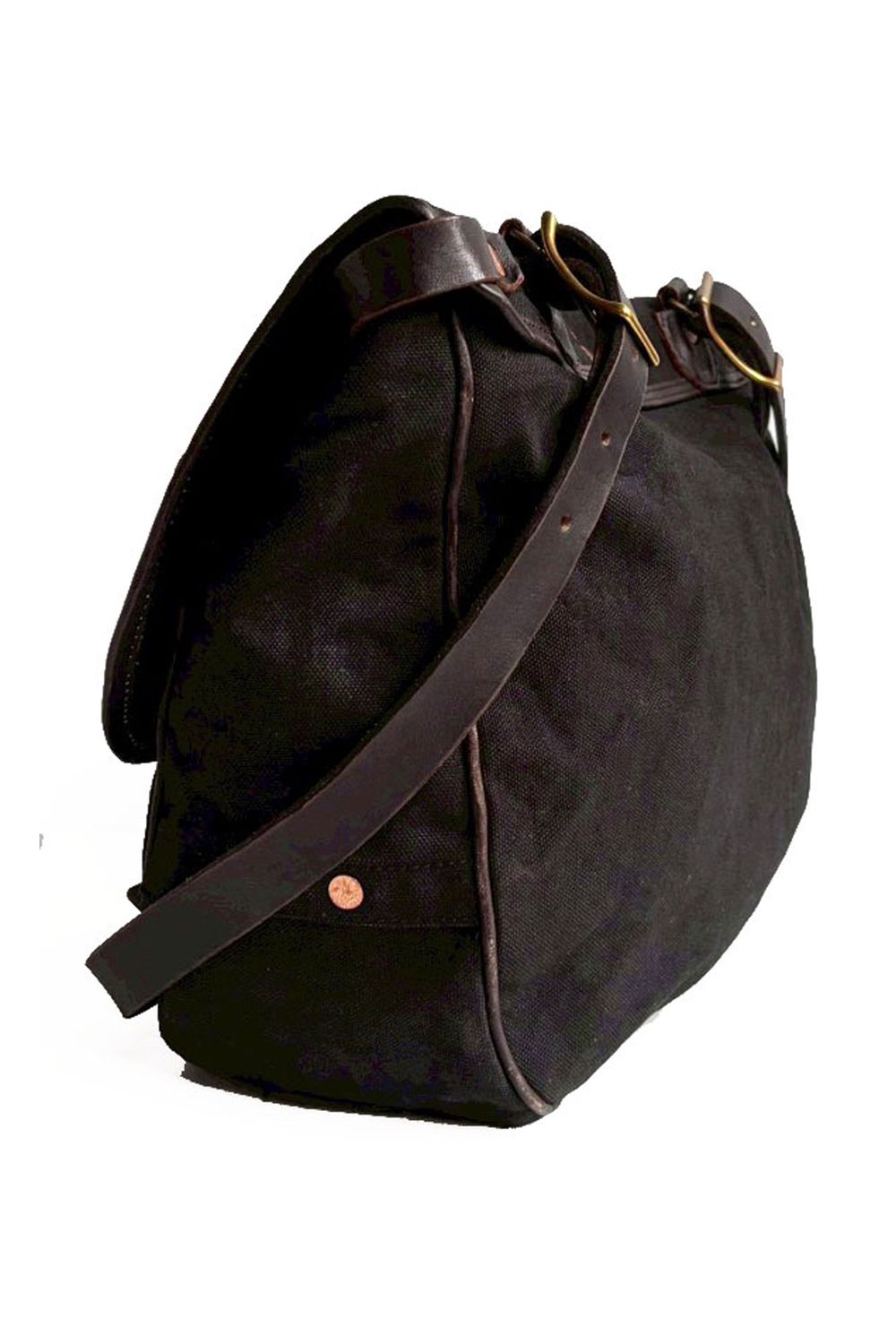 【26AW / 予約受付中】CANVAS×LEATHER POSTMAN BAG LARGE｜キャンバス×レザーポストマンバッグ (ラージ) / 4色展開