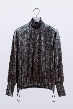 【24AW】Lunar Velour Moc Top [moss] - ルナーベロアモックトップ [モス] / AW24TO03