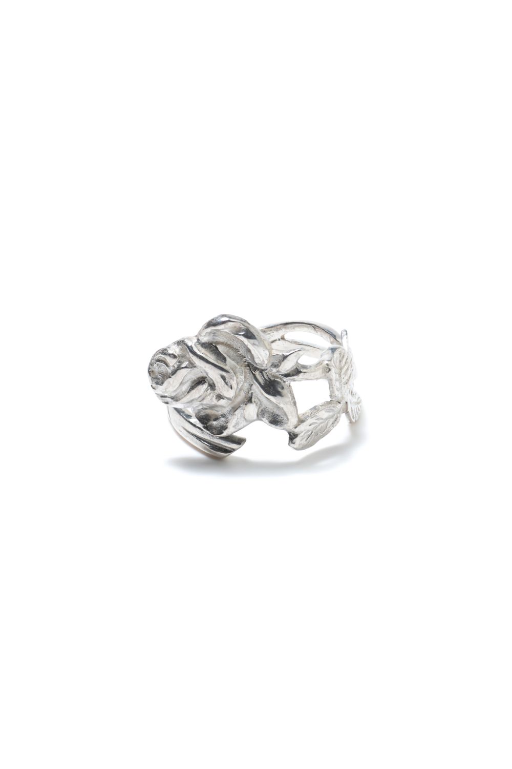 【1点もの】ROSE IVY SPOON RING / ローズアイビースプーンリング [SV]