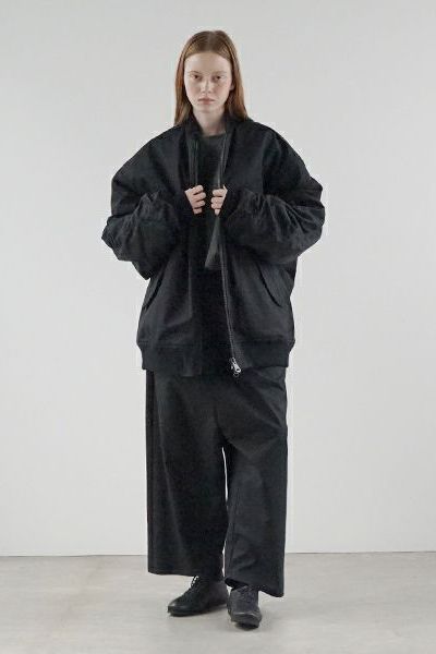 【ラスト1点 / 24AW】big MA-1 [BLACK] - ビッグエムエーワン [ブラック] / vu-blu-005