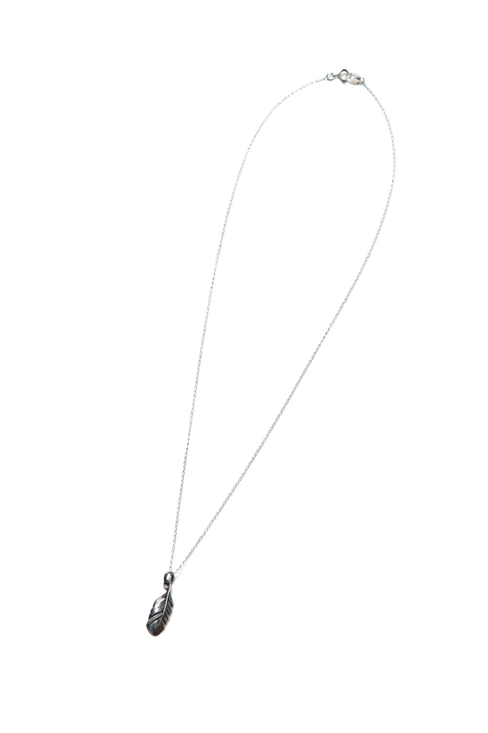【ラスト1点】EX TINY FEATHER PENDANT OX / エクストラタイニーフェザーペンダント [シルバー]
