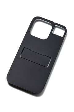 【iPhone15 Pro対応】FLAP series / BLACK MATTE [ブラックマット] / スタンド付きiPhone15Proケース