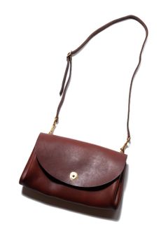 【予約商品】LEATHER GARCON 2WAY BAG [CAMEL] | ショルダーバッグ /  クラッチバッグ (2Way) / キャメル