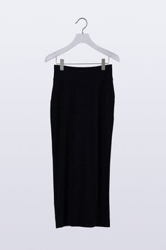 【24AW】Lunar Velour Skirt [black]  - ルナーベロアスカート [ブラック] / AW24BT05