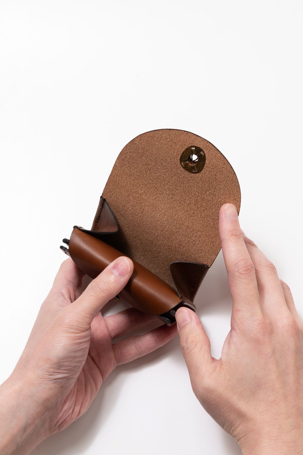 【ラスト1点 / 24AW】LEATHER GARSON POCKET WALLET [CORTESIA] | ギャルソンポケットウォレット / ブラウン