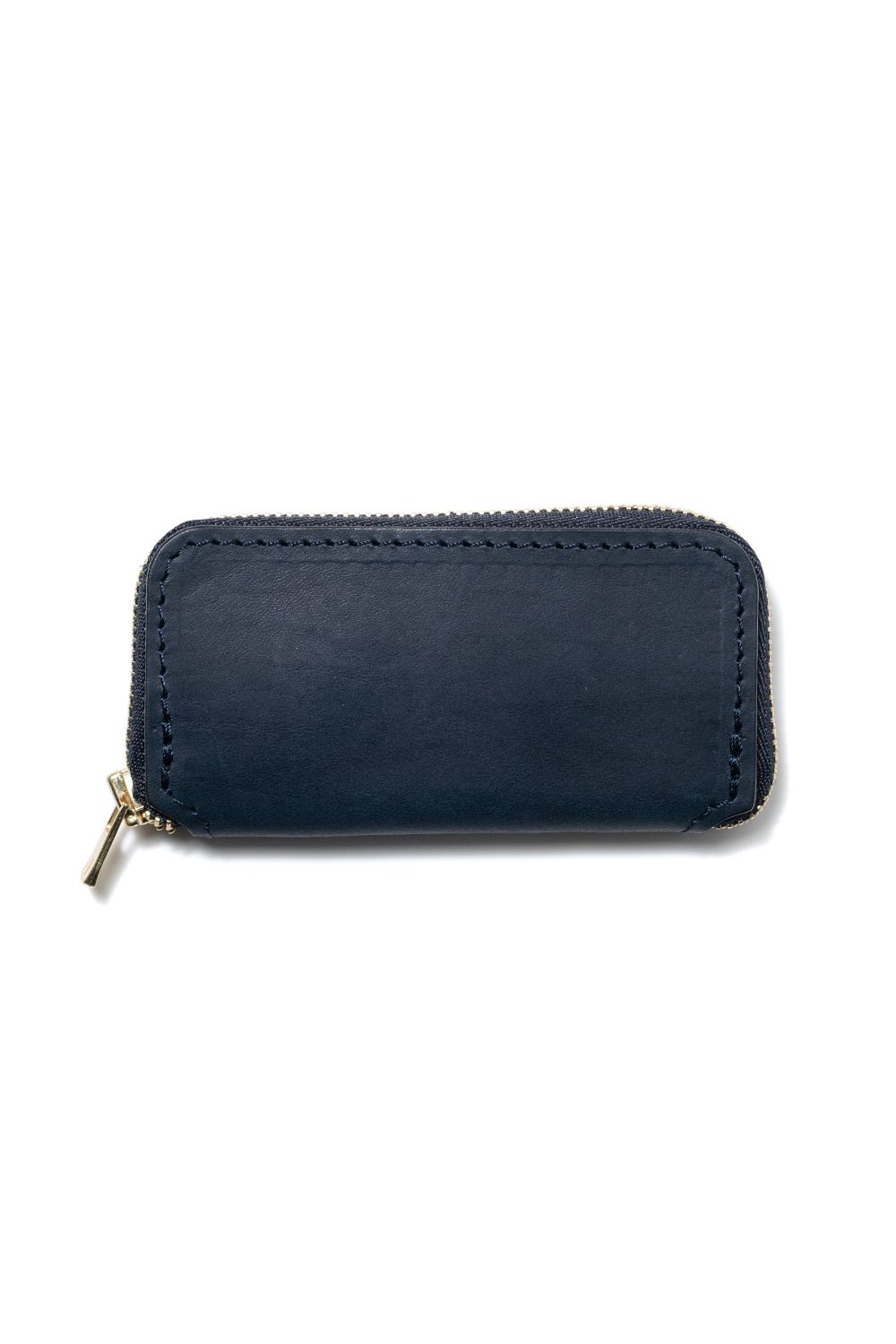 LEATHER VOYAGE ROUND ZIP KEY CASE [MARINE] | キーケース (ラウンドジップ) / ネイビー