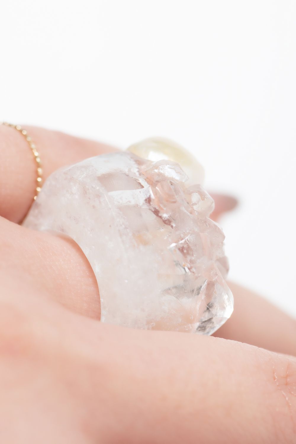 Double pearl Ring / ダブルパールリング
