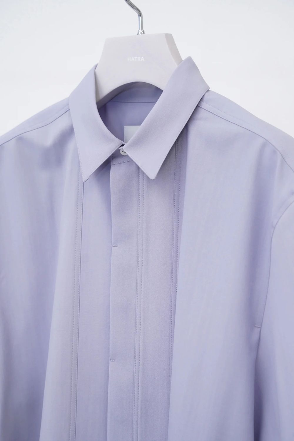 【26SS / 予約受付中】Tri Front Shirt [lavender] - トライフロントシャツ [ラベンダー] / SS26SH02