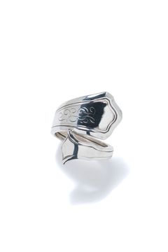 【1点もの】WAVE SIGNET KNIFE RING / ウェーブシグネットナイフリング [SV]