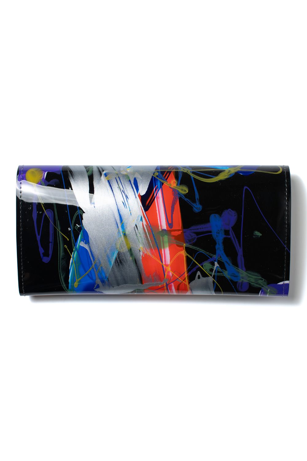 PAINT WALLET LONG [BLACK] / ペイントウォレットロング [ブラック]