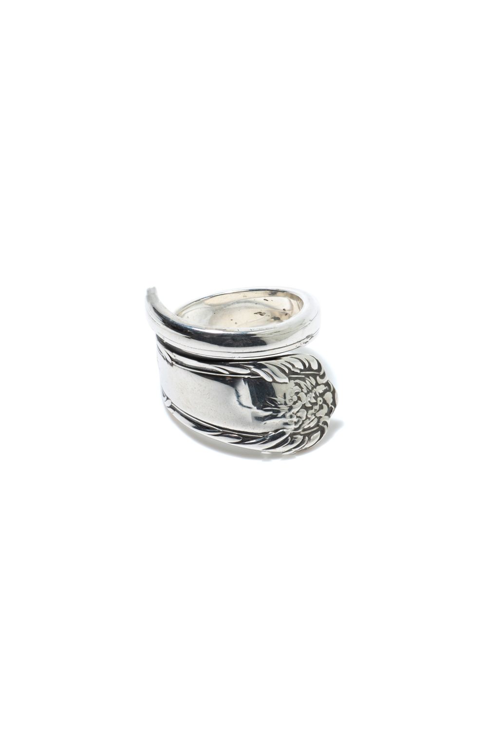 【1点もの】FLOWER SMOOTH SPOON RING / フラワースムーススプーンリング [SV]