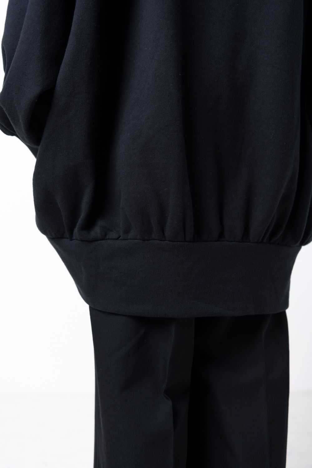 【24AW】big hoody [BLACK] - ビッグフーディ [ブラック] / vum-pk01