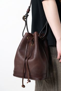 【ラスト1点 / 25SS】LEATHER WANDER PURSE BAG -SMALL [BROWN] / レザーミニショルダーバッグ [ブラウン]