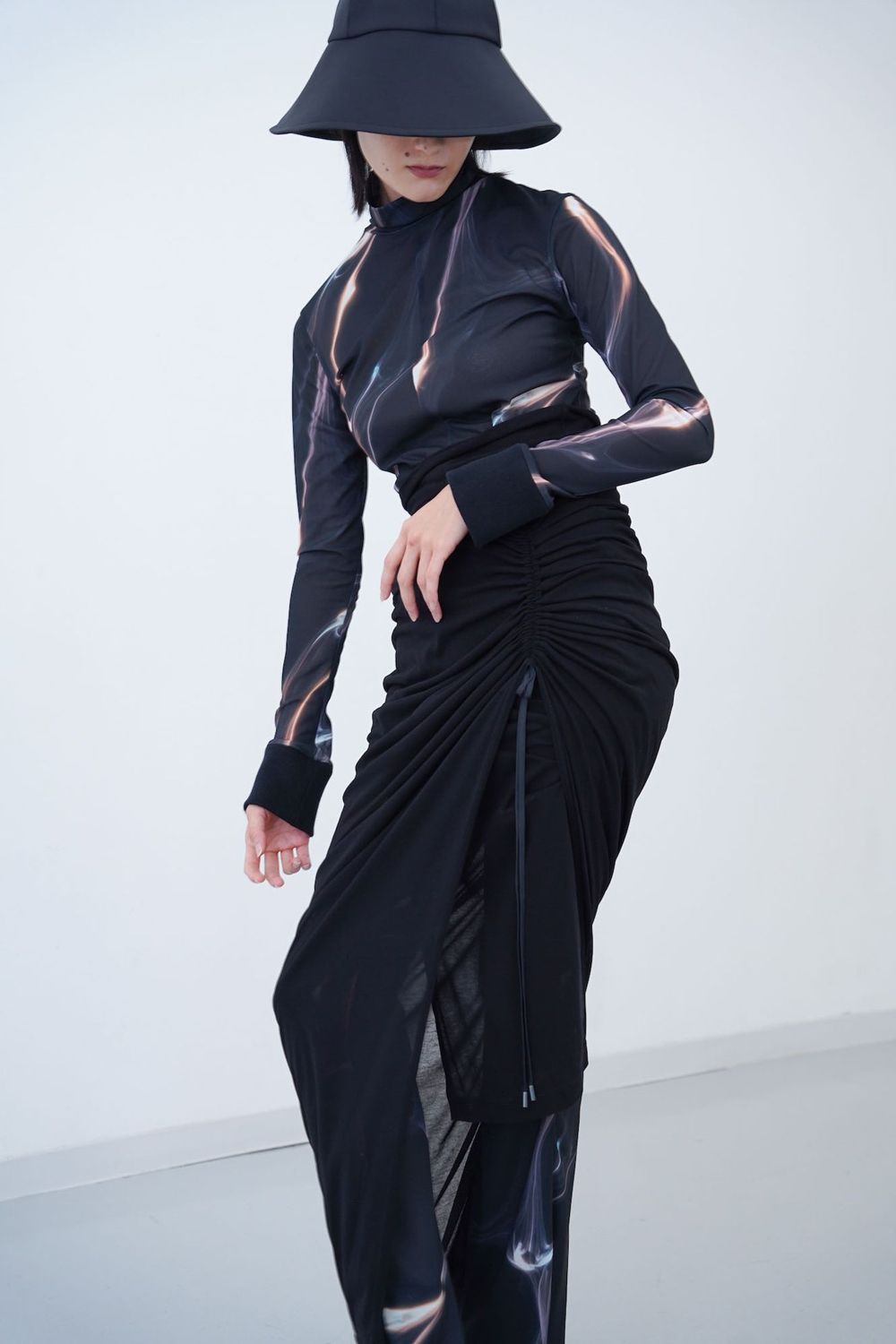【24SS】Equil Skirt [black]  - エクゥイルスカート [ブラック] / SS24BT08