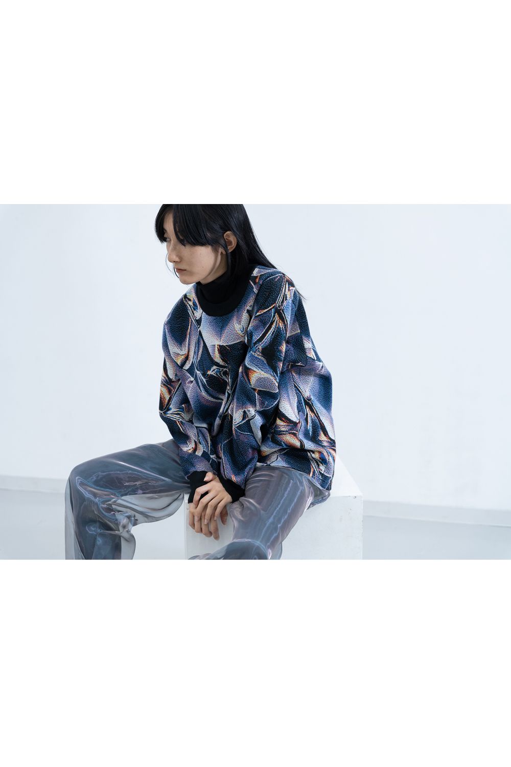 【25SS】Winker Knit Sweater [dark] - ウィンカーニットセーター [ダーク] / SS25KN01