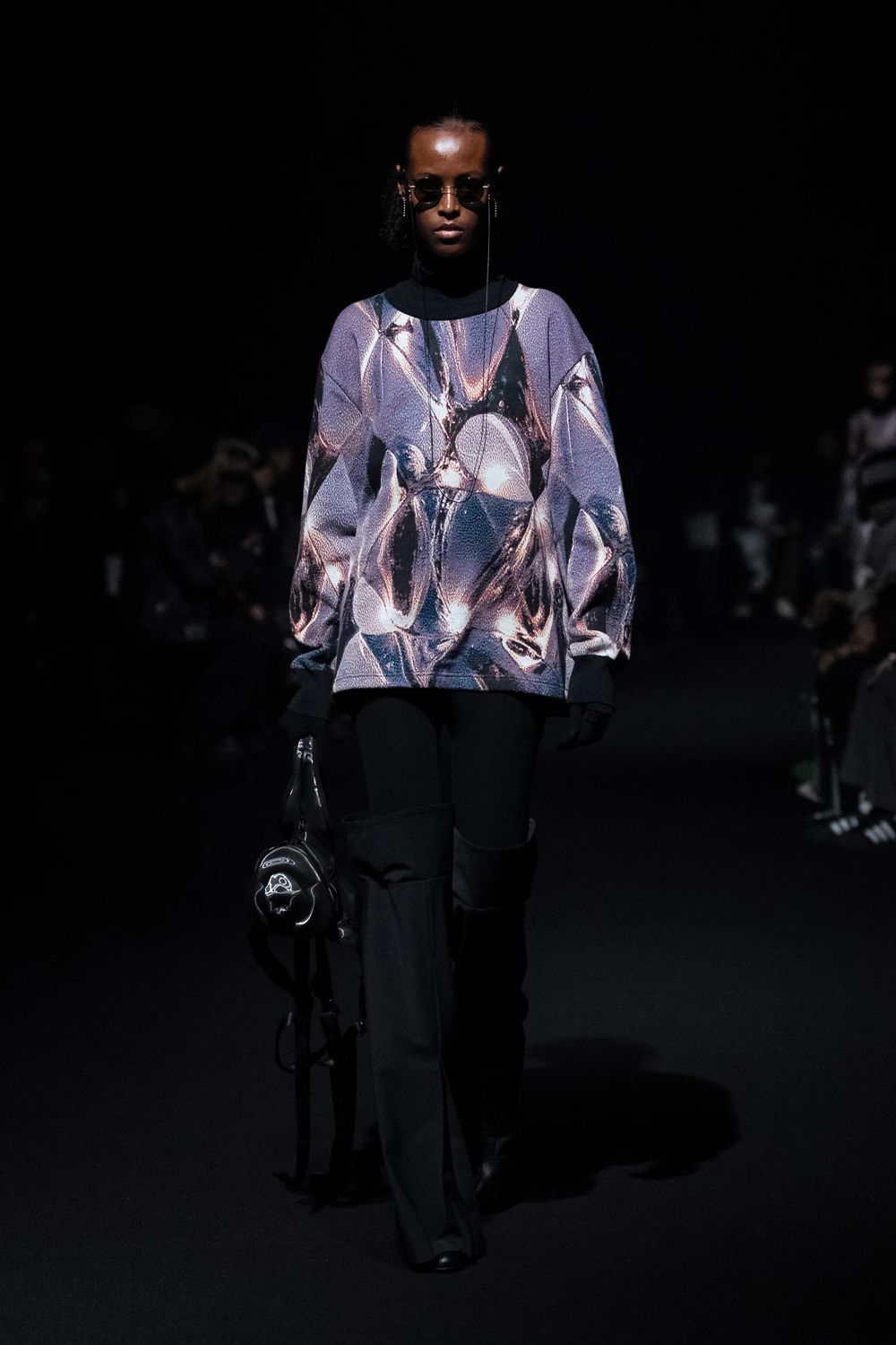 【アーカイブ展 / 1.18まで】Time Lapse Knit Sweater [night] - タイムラプスニットセーター [ナイト] / FW25KN01