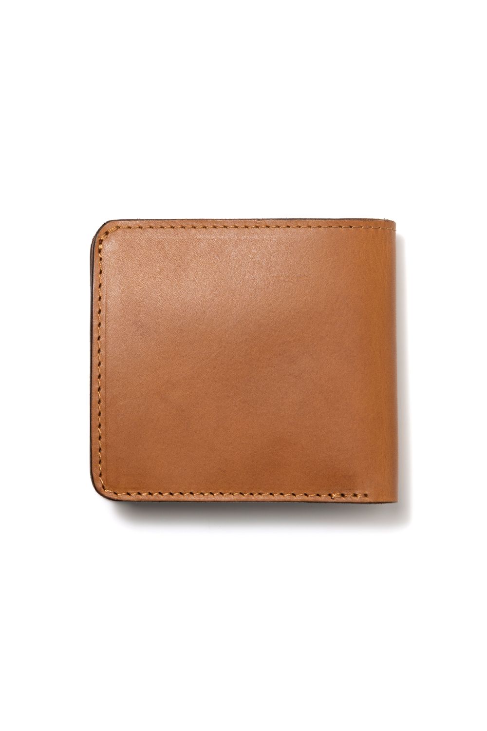 【ラスト1点 / 24AW】LEATHER VOYAGE SHORT WALLET [MEAL] | ショートウォレット (二つ折り) / キャメル