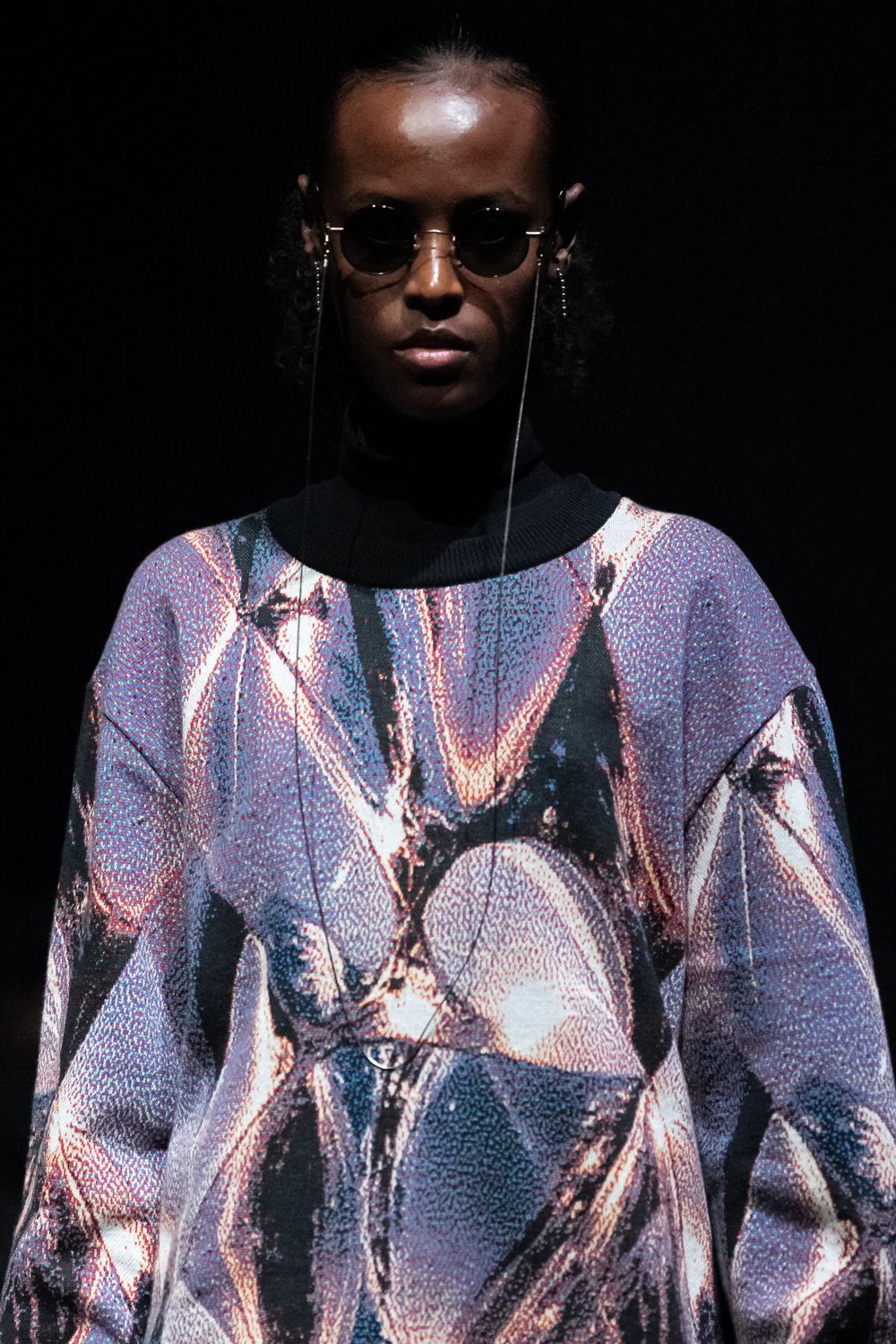 【アーカイブ展 / 1.18まで】Time Lapse Knit Sweater [night] - タイムラプスニットセーター [ナイト] / FW25KN01