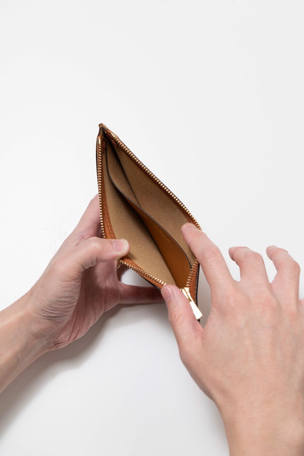 LEATHER NAVAL ZIP LONG WALLET [MEAL] | ネイバル ジップロングウォレット / キャメル