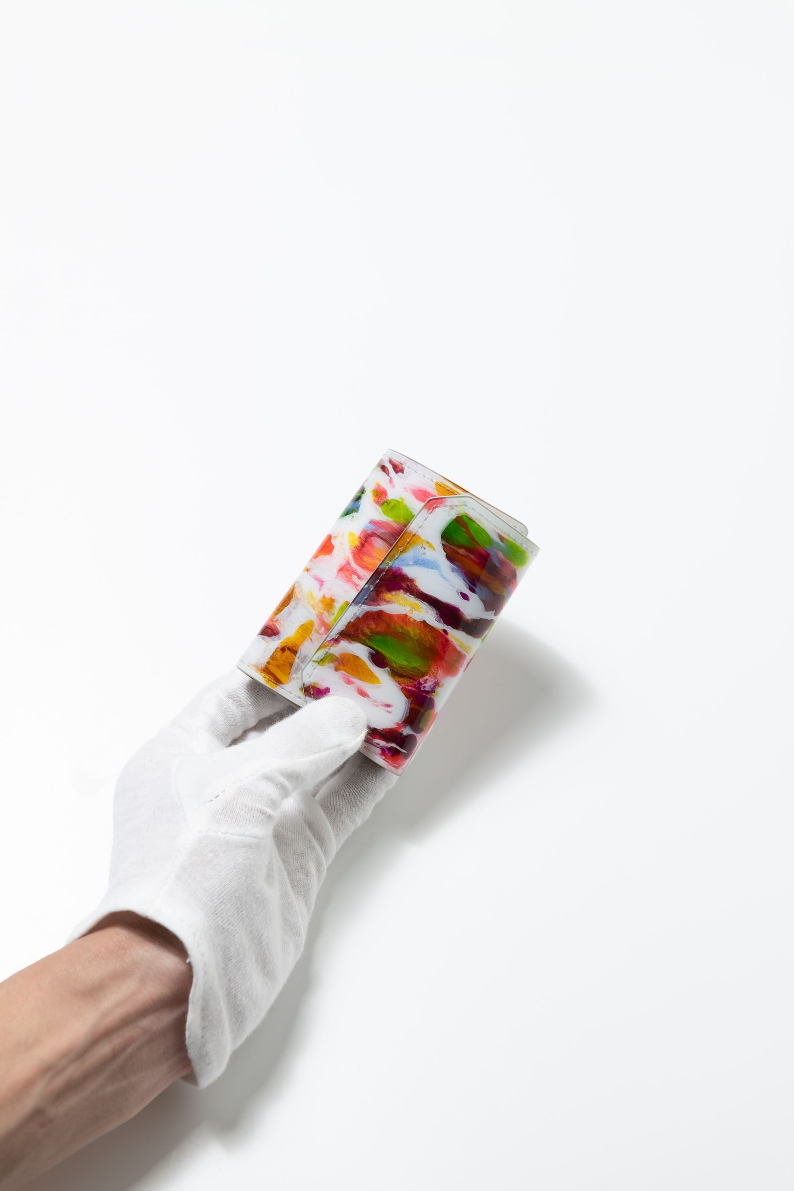 PAINT WALLET MINI [WHITE] / ペイントウォレットミニ [ホワイト]