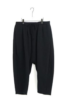 【24AW】chord balloon pants [BLACK] - バルーンパンツ [ブラック] / vum-p01