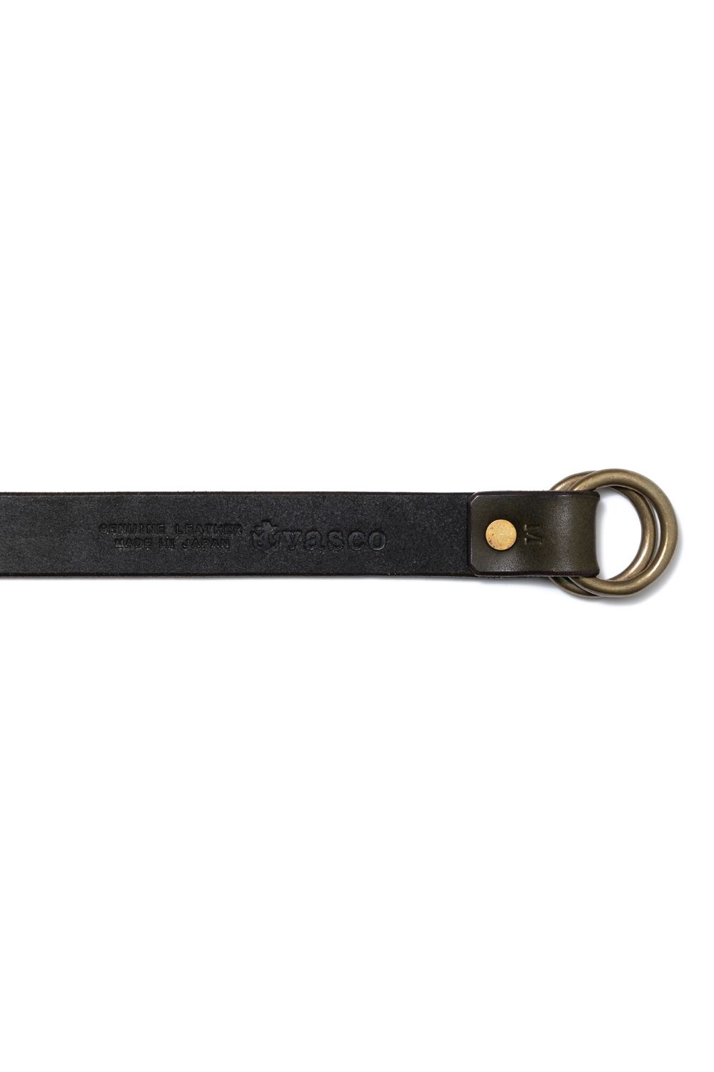 【26SS / 予約受付中】LEATHER RING BELT - NARROW | リングベルト - ナロウ