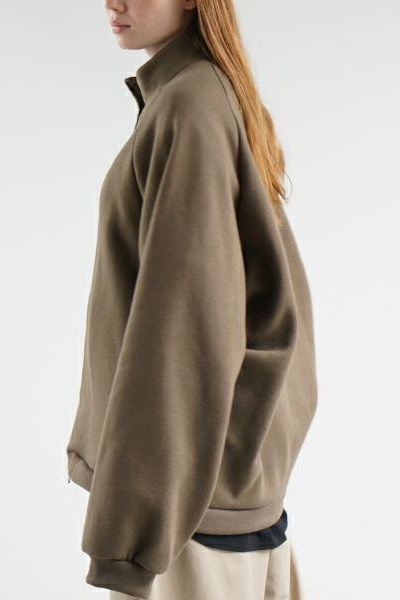 【24AW】fleece blouson [OLIVE] - フリースブルゾン [オリーブ] / vu-cut-010