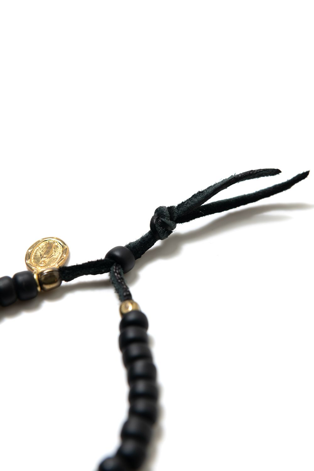 BLK BZ BR / ブラックビーズブレスレット